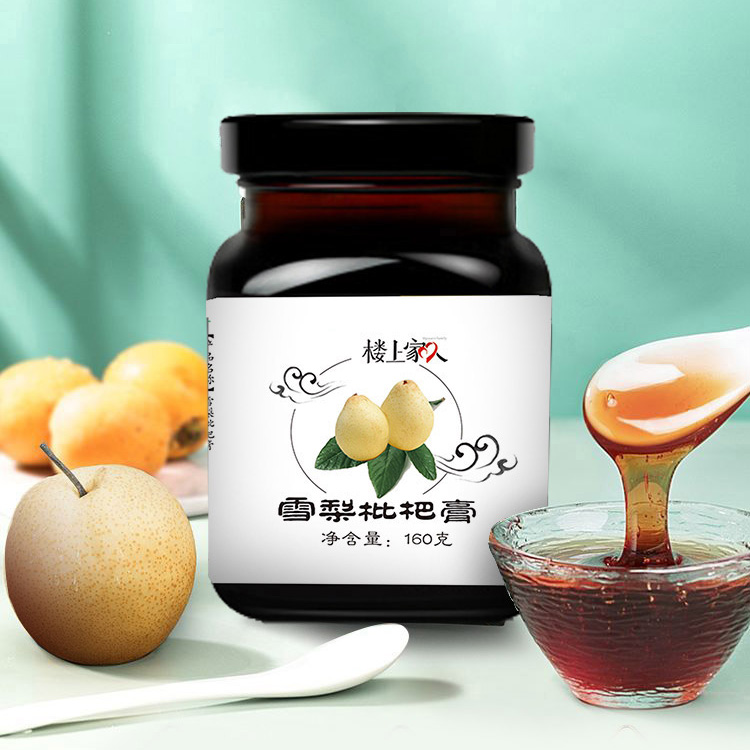 楼上家人x方回春堂 雪梨枇杷膏 秋梨膏 160g/瓶
